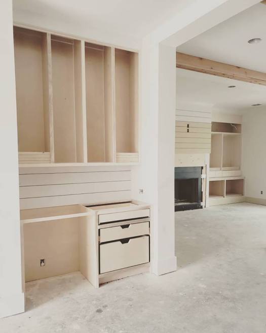 Living room in progress 1